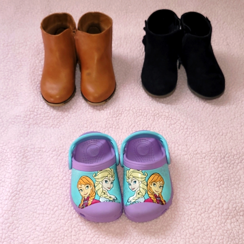 Booties and crocs